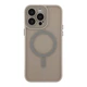 Чохол Premium TPU+PC Magnetic Matte Camera Lens with Magsafe для iPhone 14 Pro Max Grey - изображение 3