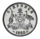 Монета Австралія 6 пенсів 1958 Срібло F-VF (Ag 500, 2,83 грам) - зображення 1