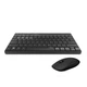 Комплект (клавіатура, міша) Rapoo 8000M Wireless Black Чорний 28722 - изображение 2