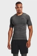 Чоловіча сіра футболка UA HG Armour Comp Under Armour L 1361518-090 - изображение 1