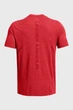 Чоловіча червона картата футболка UA Seamless Grid SS Under Armour SM 1376921-814 - изображение 5