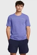 Чоловіча фіолетова футболка UA Rush Seamless Wordmark SS Under Armour S 1382799-561 - изображение 1