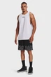 Чоловіча біла майка UA BASELINE COTTON TANK Under Armour M 1361901-100 - зображення 4