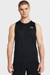 Чоловіча чорна майка UA Tech Tank Under Armour L 1382795-001 - изображение 1