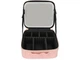 Косметичка-органайзер с LED зеркалом LED Makeup Mirror Handheld Makeup Box – дорожный кейс для косметики с подсветкой - изображение 1
