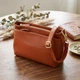 Сумка кросс-боди через плечо женская из натуральной кожи средняя Vintage leather-22983 Коричневая - изображение 13