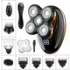 Электробритва мужская VGR V-316 5D роторная водонепроницаемая USB LED триммер - изображение 8