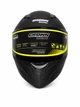 Мотошлем интеграл мотоциклетный Full Face Crown Racing матовый черный, размер M, с двойным визором, солнцезащитным стеклом, вентиляцией и застежкой Fast Lock, защитный спортивный шлем для мотоцикла, скутера и мопеда - изображение 3