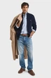 Чоловічий темно-синій кардиган CASUAL COTTON ZIP Gant S 8030164 - изображение 2