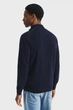 Чоловічий темно-синій вовняний кардиган SUPERFINE LAMBSWOOL ZIP Gant L 87214 - изображение 3