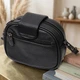 Женская кожаная сумка Vintage 20х14х7,5 см черная с тиснением под змею 60697 - изображение 3