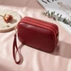 Сумка кросс боди через плечо женская из натуральная кожи Vintage leather-22889 Бордовая - изображение 14