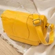 Сумка кросс боди через плечо женская из натуральная кожи Vintage leather-22969 Желтая - изображение 14