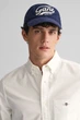 Чоловіча темно-синя вельветова кепка LOGO WASHED CORD CAP Gant OS 9900248 - изображение 2