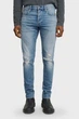 Чоловічі блакитні джинси 3301 Slim G-Star RAW 33-32 51001,D936 - зображення 1