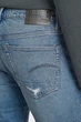 Чоловічі блакитні джинси 3301 Slim G-Star RAW 33-32 51001,D936 - зображення 5