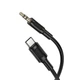 Аудіокабель Borofone BL25B Nice Type-C – AUX 3.5 мм 1 м чорний - изображение 3