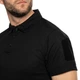 Футболка Поло тактична Sturm Mil-Tec TACTICAL QUICK DRY POLOSHIRT Black 3XL (10961002) - изображение 4