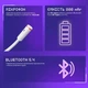 Беспроводная игровая гарнитура Proove Gaming Bliss Pro BT5.4 + 2.4Ггц 800mAh 40 часа + приложение iOS/Android черный (GHBLPPP10001) - изображение 9