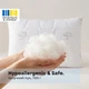 Подушка Sei Design SoftDreams Искусственный пух гипоаллергенная белая 50х70 см (4820227287673_1) - изображение 8