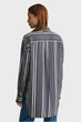 Жіноча темно-синя сорочка у смужку REL STRIPED Gant 38 4300285 - изображение 2