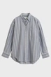 Жіноча блакитна сорочка у смужку OS STRIPED CLASSIC OXFORD Gant 38 4300525 - изображение 7