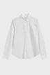 Жіноча біла сорочка SLIM POPLIN SOLID Gant 34 4300486 - зображення 7