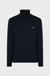 Чоловічий темно-синій гольф CLASSIC COTTON ROLLERNECK Gant XL 8030563 - изображение 6
