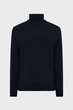 Чоловічий темно-синій гольф CLASSIC COTTON ROLLERNECK Gant XL 8030563 - изображение 7