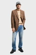 Чоловічий бежевий гольф COTTON CABLE TURTLE NECK Gant XXL 8050607 - изображение 4