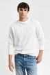 Чоловічий білий світшот EMBOSSED C-NECK Gant L 2015085 - изображение 1