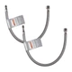 Шланги для змішувачів (пара) SmartFlex Silver 1/2"х M10, 50 см - изображение 1