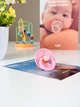 Соска пустышка BIBS x Moomins Colour Latex Round (круглая) Dreaming – Baby Pink 2й размер 6-18месяцев - изображение 2