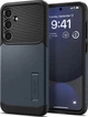 Чехол Spigen Slim Armor для Samsung Galaxy S24 FE (S721) Metal Slate ACS08563 противоударный с подставкой - изображение 8