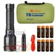 Зенітно-пошуковий ліхтар YEMAO YM-G999-60W 5000LM акумулятори 8x18650 (8x3200 mAh) чохол - зображення 14
