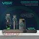 Комплект VGR STEPLERSS PRO 3 IN 1 BLACK машинка для стрижки (Clipper) триммер электробритва - изображение 3