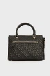 Жіноча чорна сумка з візерунком ADELASIA Guess OS HWQL9658060 - изображение 4