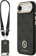 Etui Guess 4G Strass Logo & Big Strap Metal Buttons MagSafe do Apple iPhone Air Black (GUHMP17MP4G4DCSK) - obraz 1