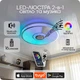 Люстра світлодіодна 517 Dlight RGB з пультом і колонкою 80Вт Білий (02159) - зображення 1