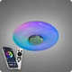 Люстра світлодіодна 517 Dlight RGB з пультом і колонкою 70Вт Білий (02161) - зображення 2