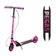 Самокат Skyper Pegas двухколесный колеса PU 145 мм, стальная рама, ручной тормоз Pink/Black 5-12 лет (PS-62813) - изображение 4