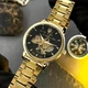 Класичний чоловічий годинник Awarder 022-3D Не Забуду Дім Gold-Black Steel - изображение 2
