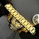 Класичний чоловічий годинник Awarder 022-3D Не Забуду Дім Gold-Black Steel - изображение 7