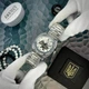 Наручні годинники Awarder 021-3D Де б не був Silver-White Steel - зображення 7