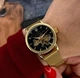 Класичний жіночий годинник Awarder 028-3D Де би не була Gold-Black - изображение 5