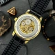 Класичний чоловічий годинник Awarder 022 Не Забуду Дім Gold-Black - изображение 3