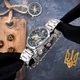 Класичний чоловічий годинник Awarder 022 Silver-Black Mechanic Metall Не Забуду Дім - изображение 8