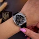 Жіночий наручний годинник Awarder 021 Де би не була Silver-Black-Black - изображение 12