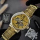 Класичний чоловічий годинник Awarder 022 Gold-Gold Automatics Metall Не Забуду Дім - изображение 5