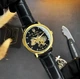 Класичний чоловічий годинник Awarder 022-3D Не Забуду Дім Gold-Black - изображение 9